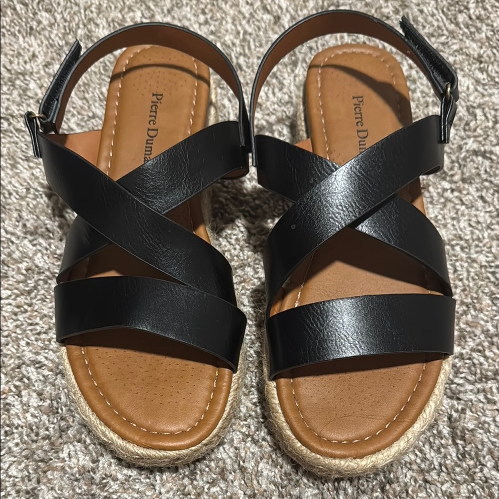 PIERRE DUMAS Platform Sandals